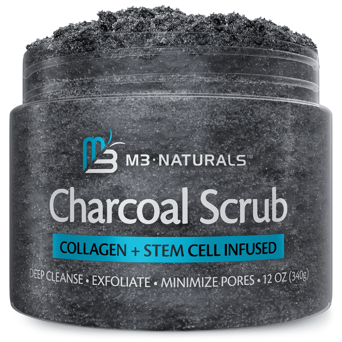 Charcoal Scrub, Charcoal, 12oz