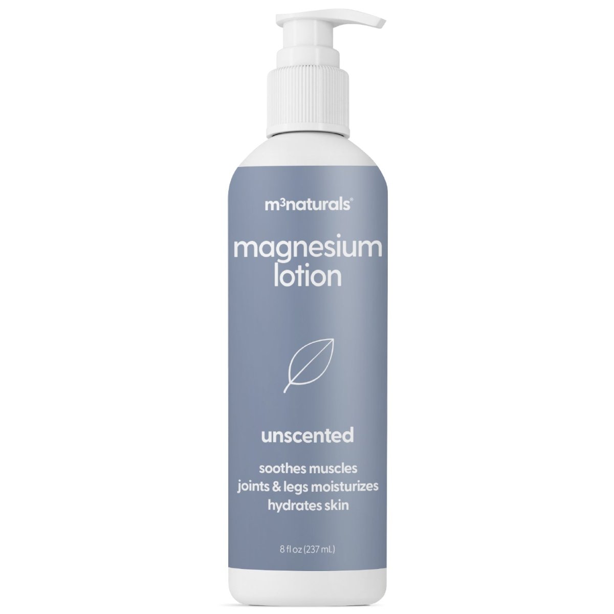Magnesium Lotion Unscented, 8fl oz