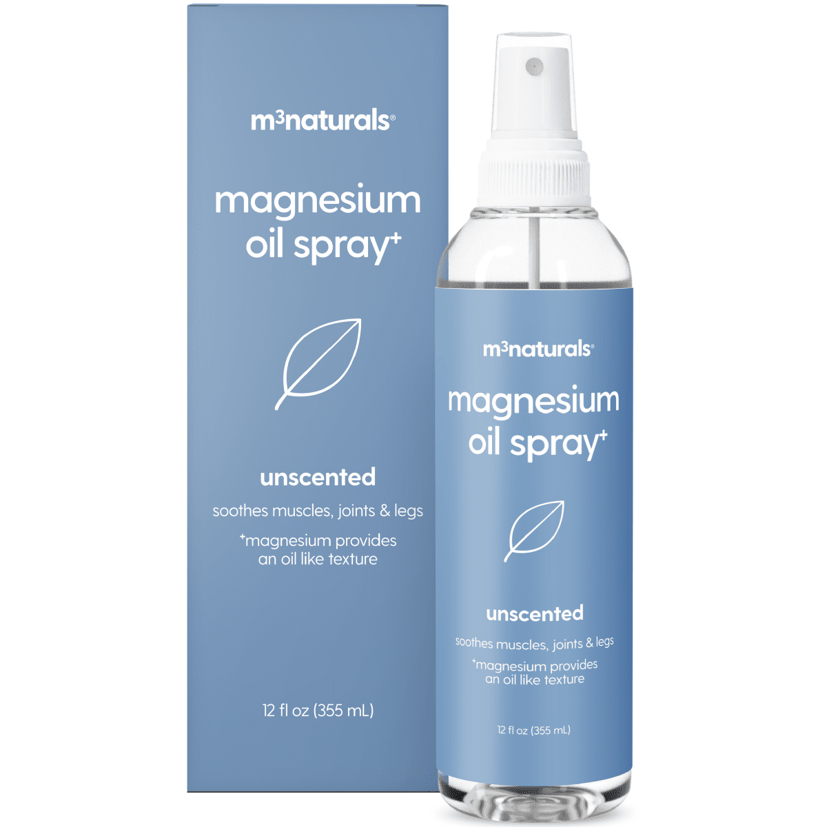 Unscented Magnesium Oil Spray, 12fl oz