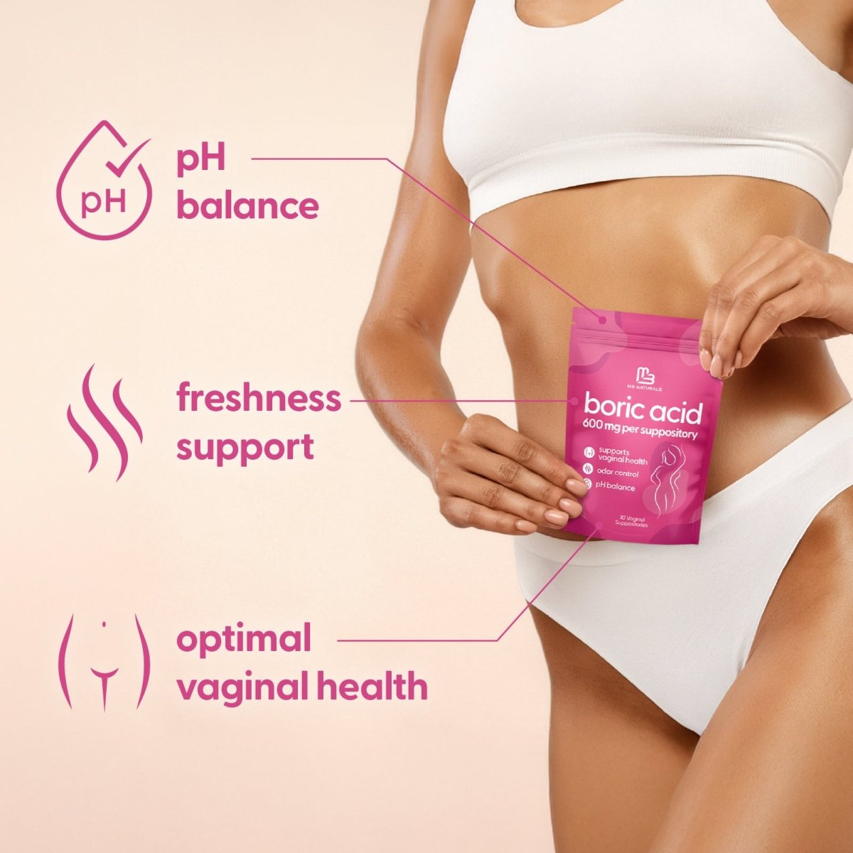 Boric Acid Capsules, 30ct