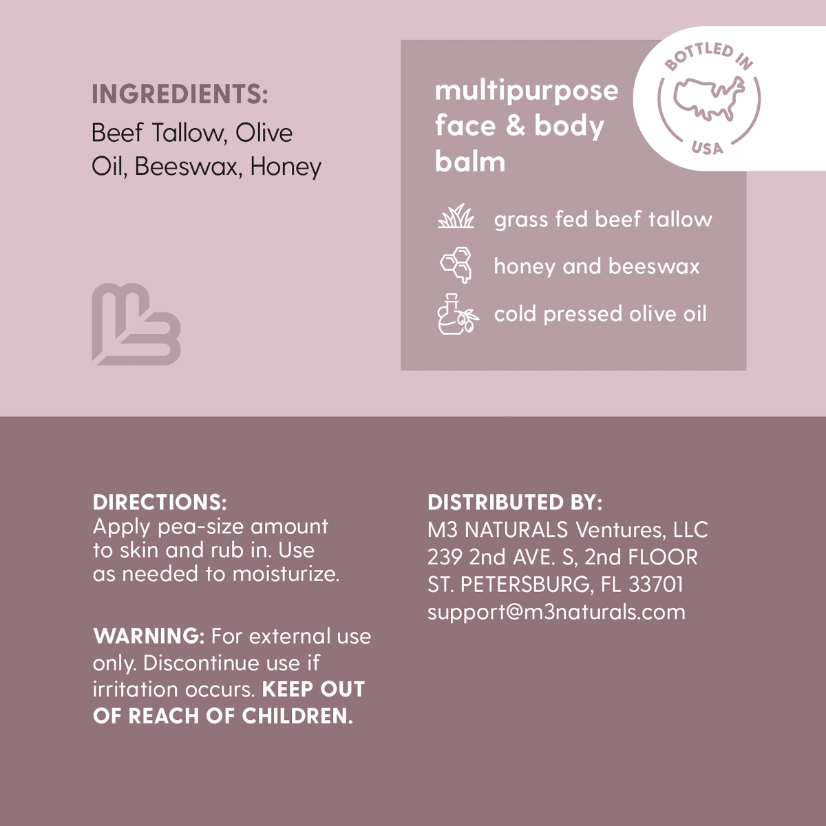 Beef Tallow Balm - Unscented