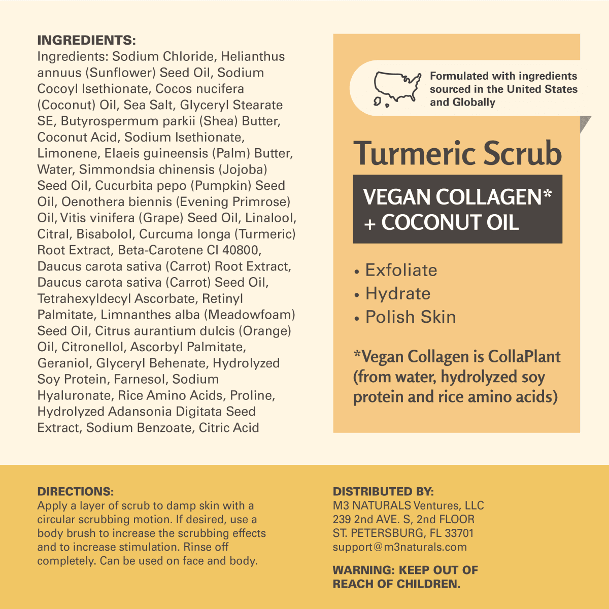 Turmeric Scrub, 16oz