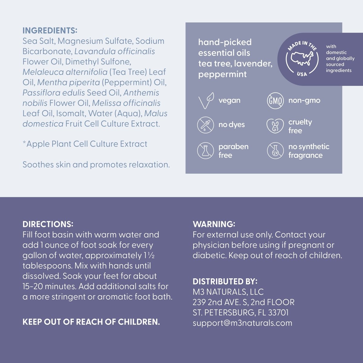 Soothe & Relax Foot Soak, 16oz