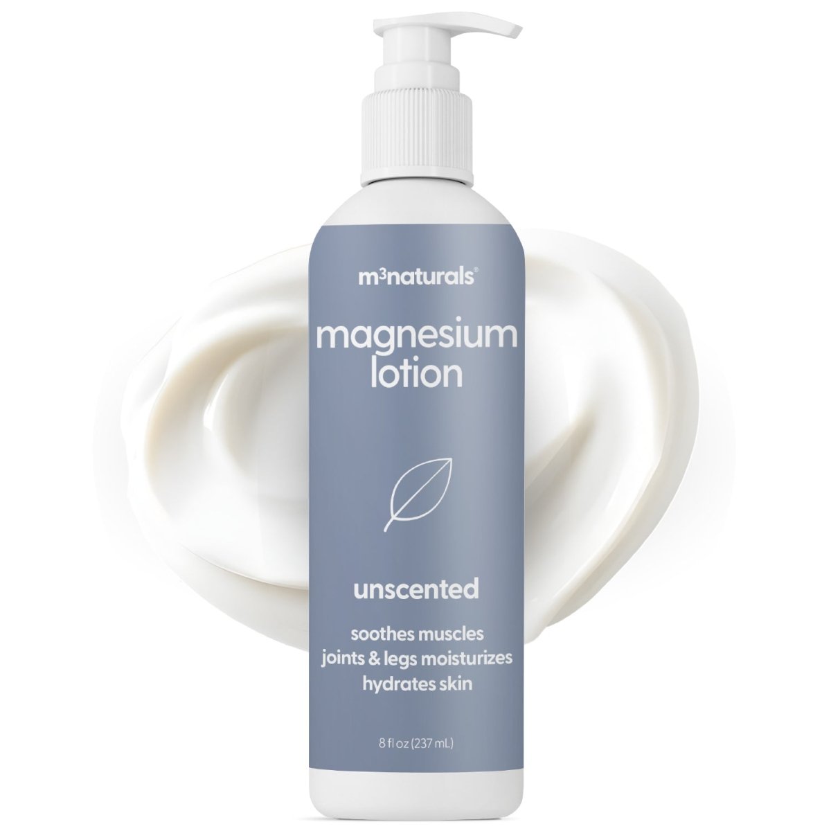 Magnesium Lotion Unscented, 8fl oz
