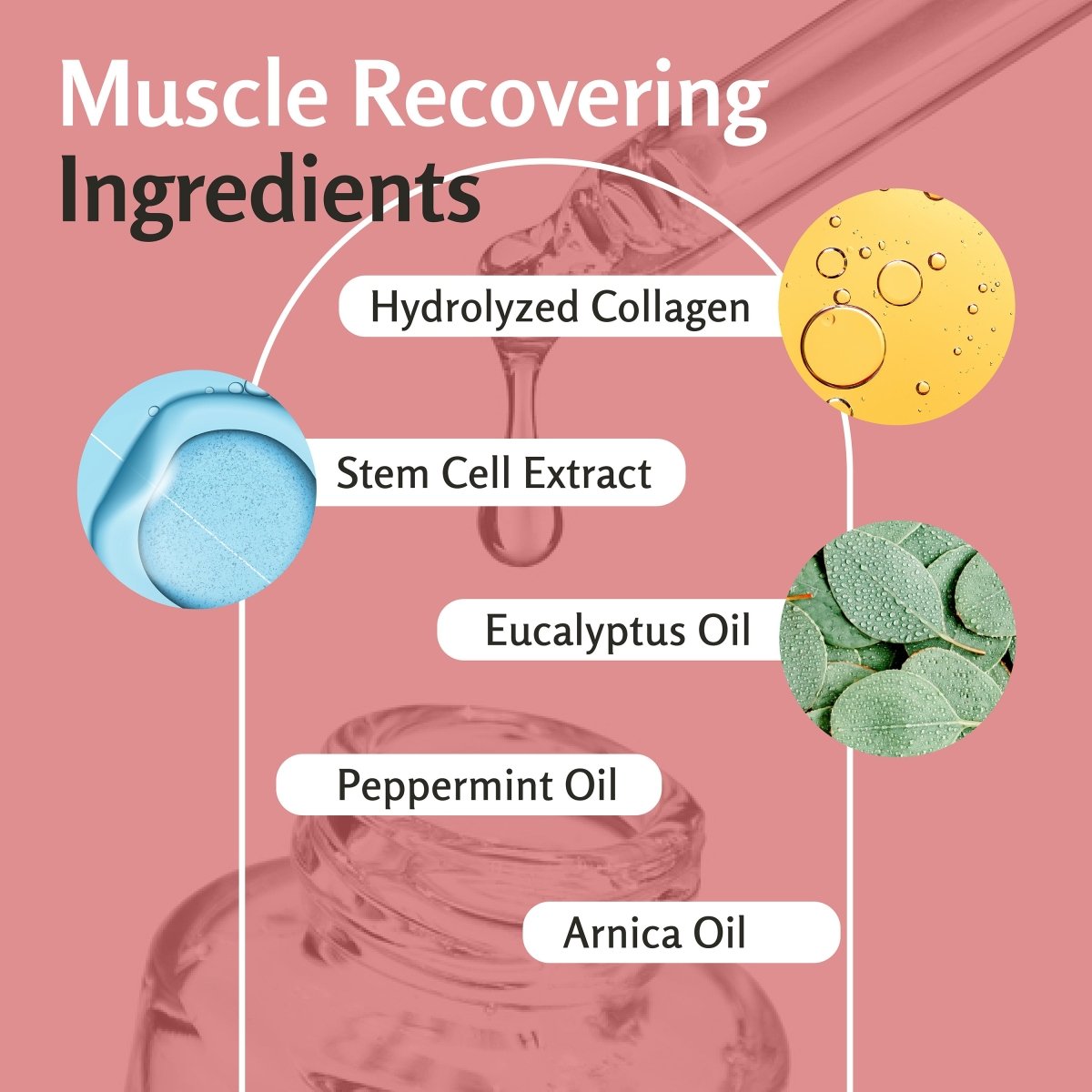 Sore Muscle Massage Oil, 8fl oz