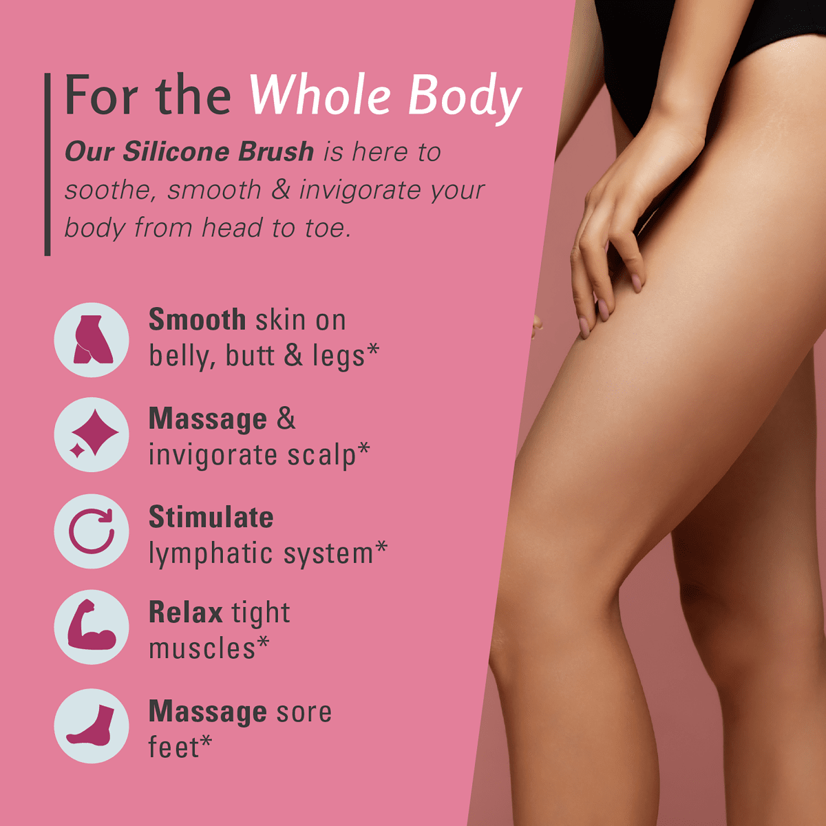 Cellulite Silicon Body Brush