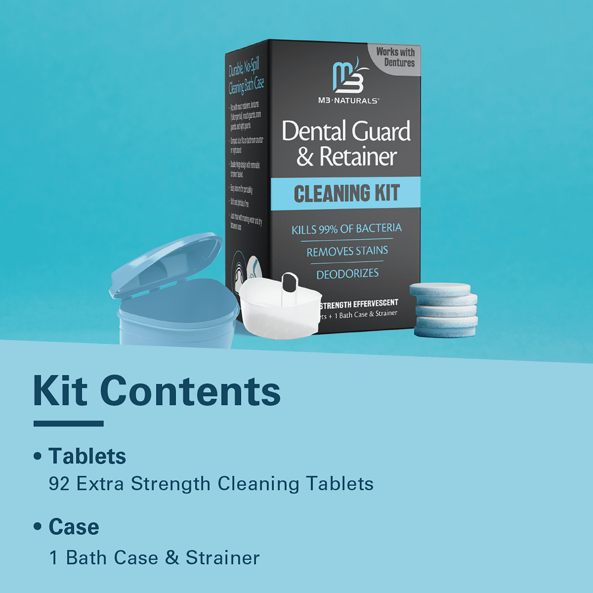 Dental Guard & Retainer Cleaning Kit, 1ct