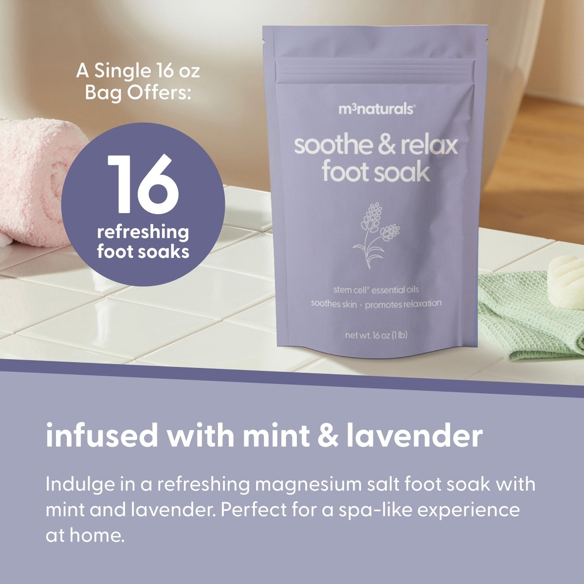 Soothe & Relax Foot Soak, 16oz