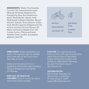 Magnesium Lotion for Kids, Sore Muscle 8 fl oz