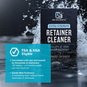 Retainer Cleaner, Mint, 120ct