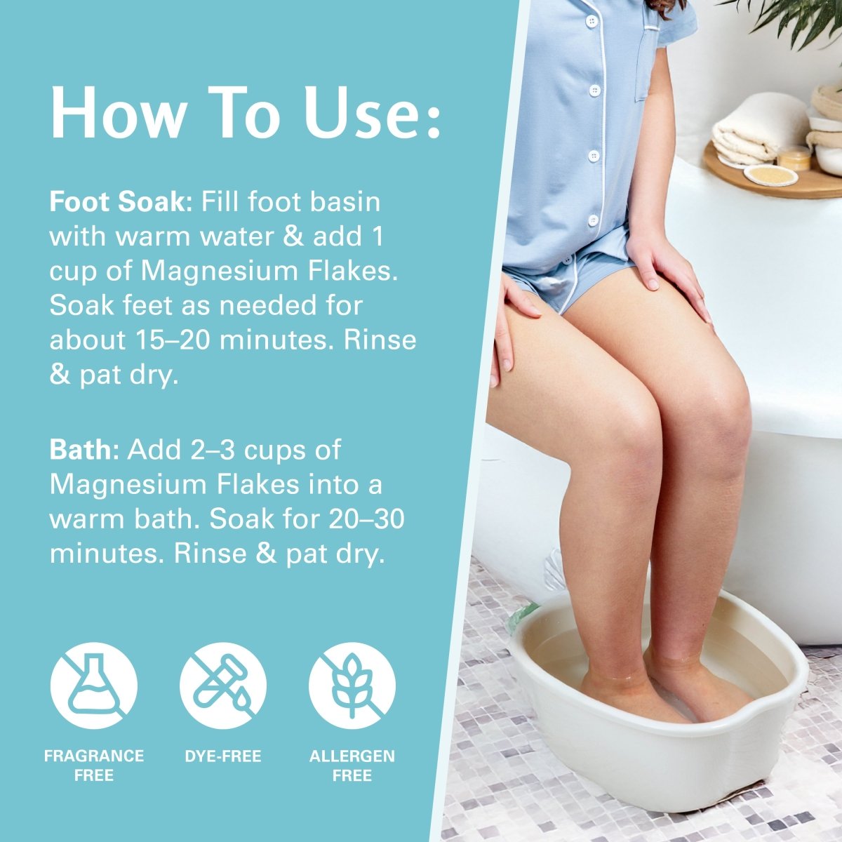 Magnesium Body & Foot Soak 28 oz