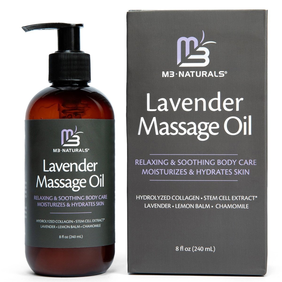 Relaxing Massage Oil, Lavender, 8fl oz