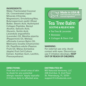 Tea Tree Balm, Tea Tree Oil, 2oz