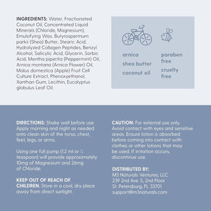 Sore Muscle Magnesium Lotion for Kids