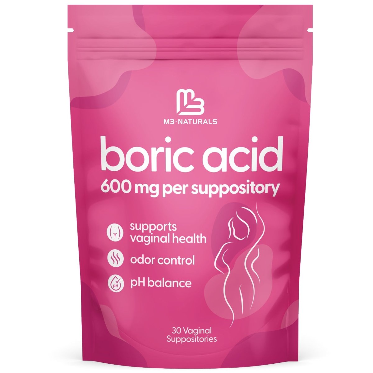 Boric Acid Capsules, 30ct
