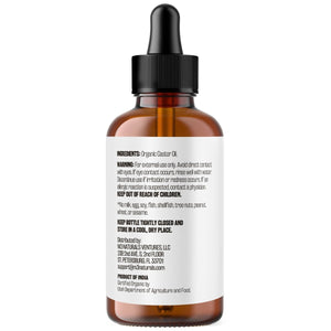 Organic Castor Oil Liquid, 4oz