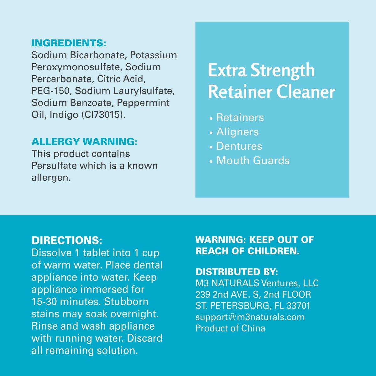 Retainer Cleaner, Mint, 120ct