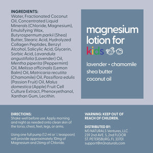 Magnesium Lotion for Kids, Lavender 8 fl oz