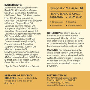 Massage Oil, Ylang Ylang & Ginger, 8oz