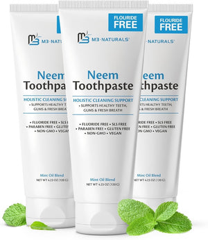Neem Toothpaste Organic Fluoride-Free with Mint