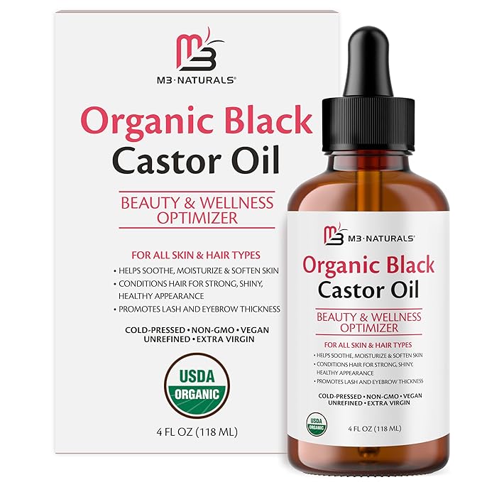 Organic Cold-Pressed Black Castor Oil