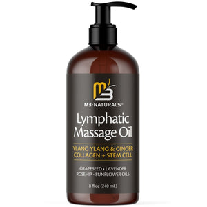 Massage Oil, Ylang Ylang & Ginger, 8oz
