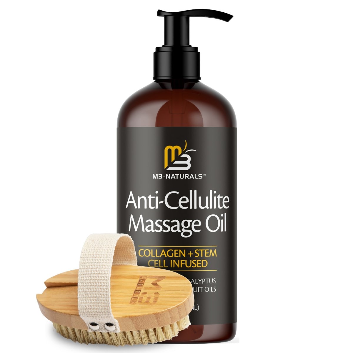 Anti-Cellulite Oil 8oz + Brush Kit