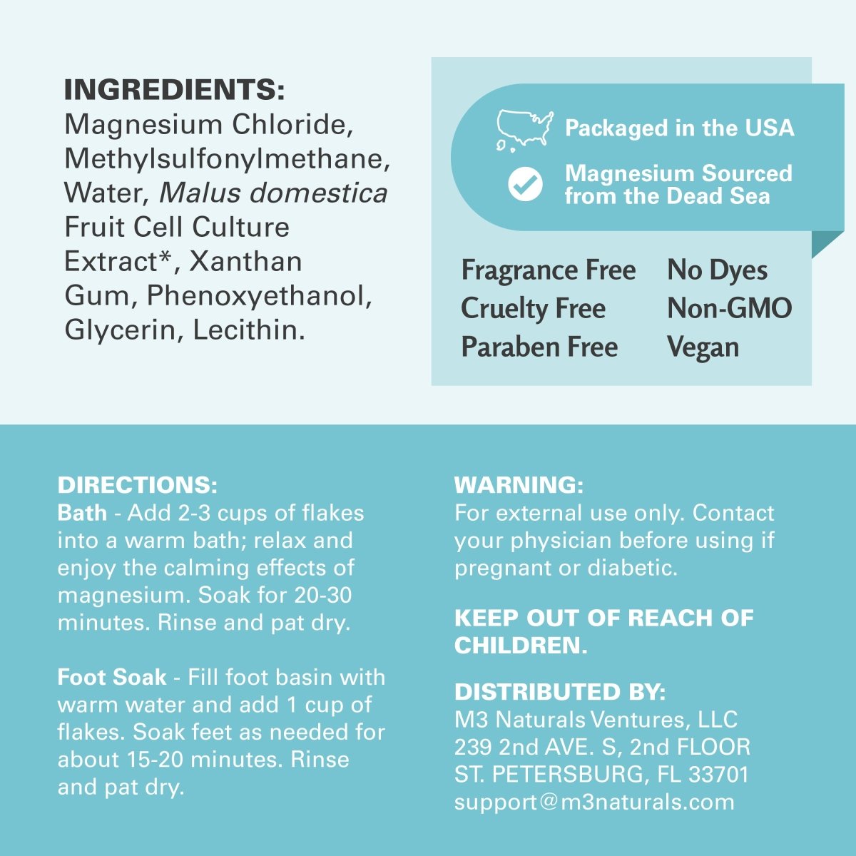 Magnesium Body & Foot Soak 28 oz