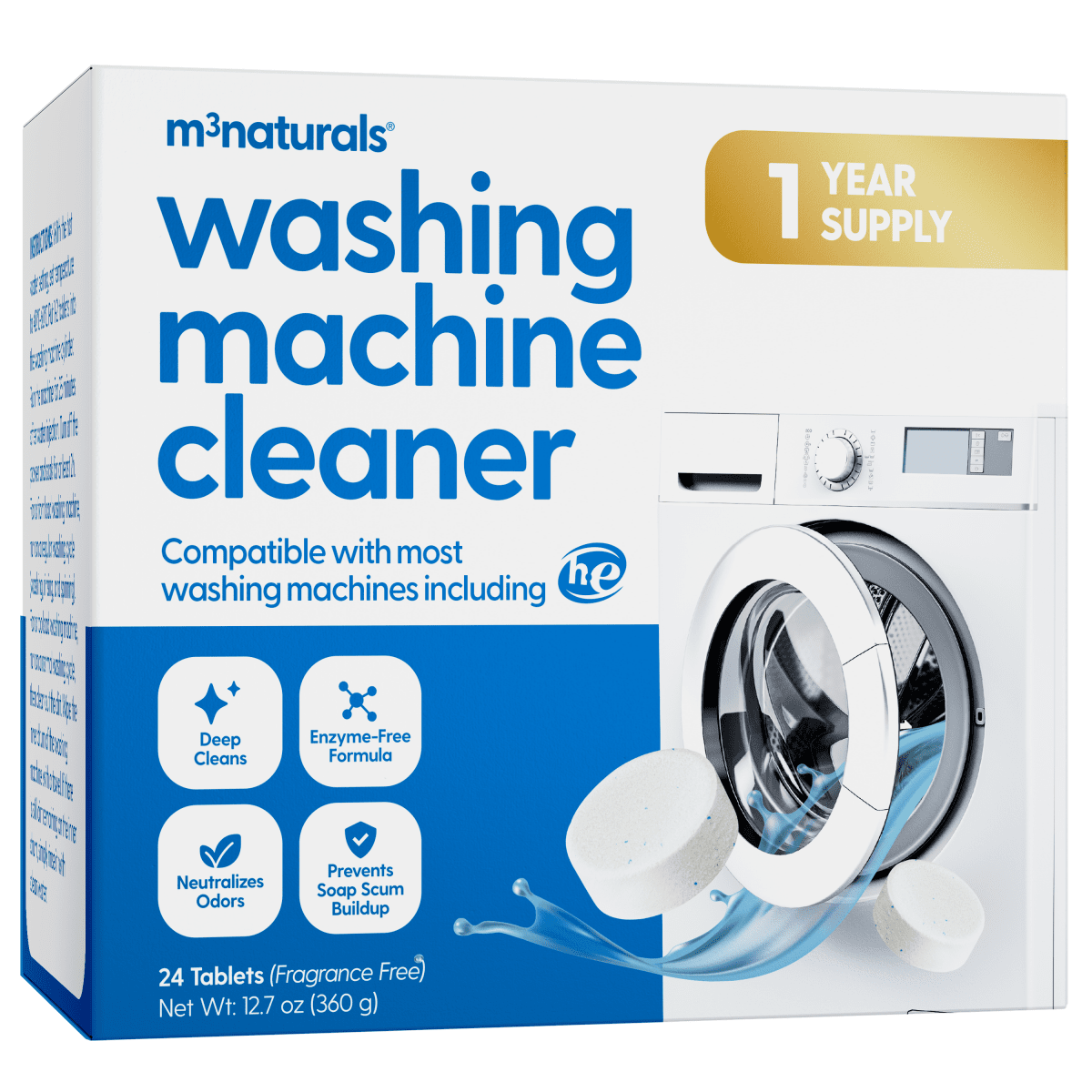 Washing Machine Cleaner, 24ct