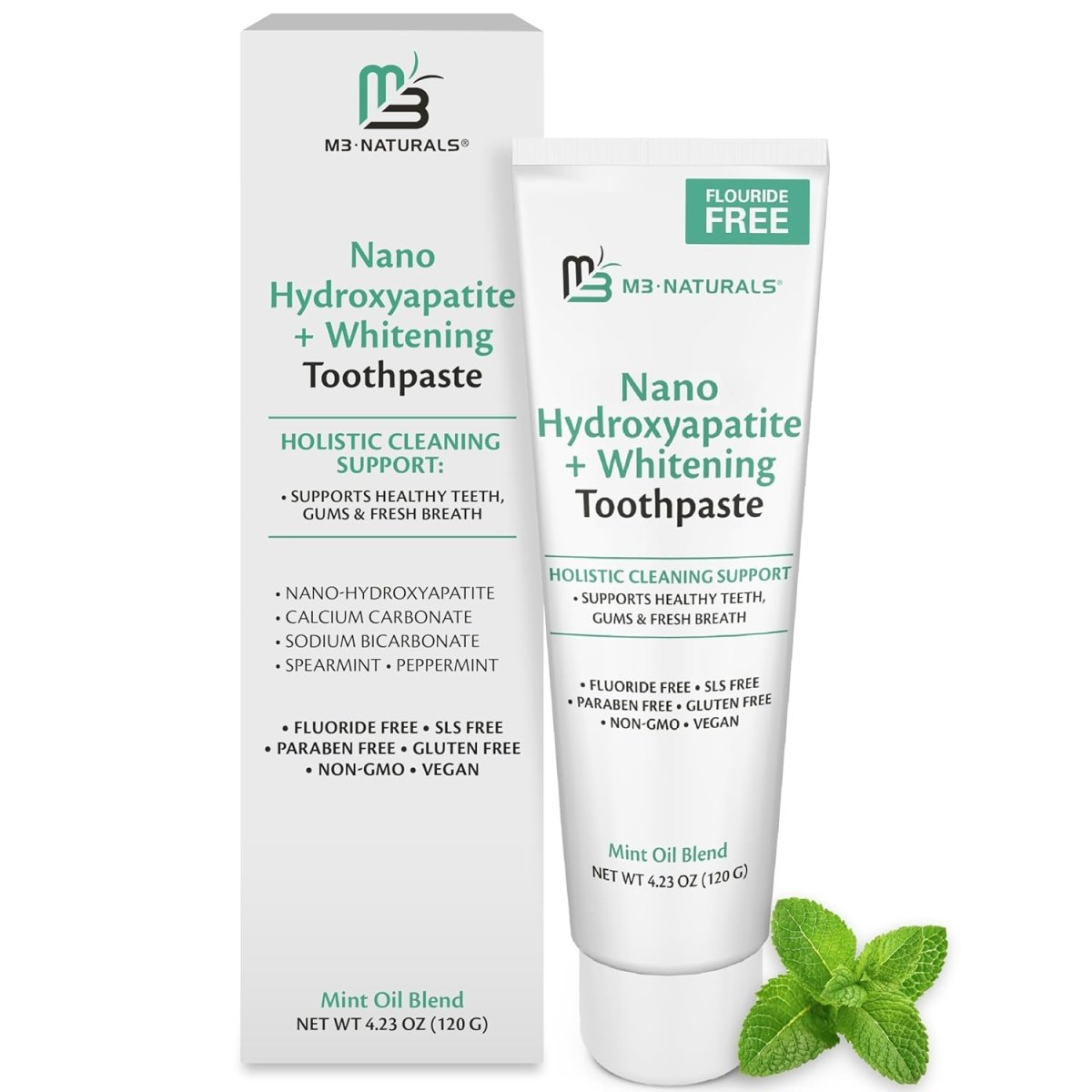 Nano Hydroxyapatite Fouride Free Whitening Toothpaste