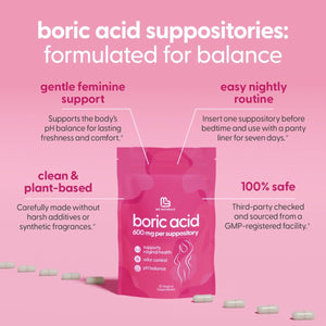 Boric Acid Capsules, 30ct