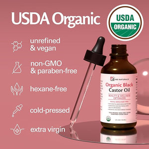 Organic Cold-Pressed Black Castor Oil