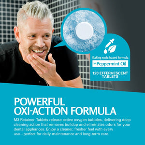 Retainer Cleaner 60, 120 and 240 Tablets