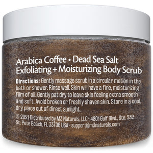 M3 Naturals Arabica Coffee Body Scrub Body Scrub amazon Arabica Coffee Scrub best body scrub