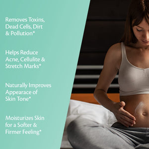 M3 Naturals Stretch Mark Cream for Pregnancy + Collagen 2 oz