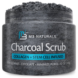 M3 Naturals cellulite scrub face exfoliating scrub charcoal scrubs women butt scrub exfoliate facial acne scrubs exfoliators